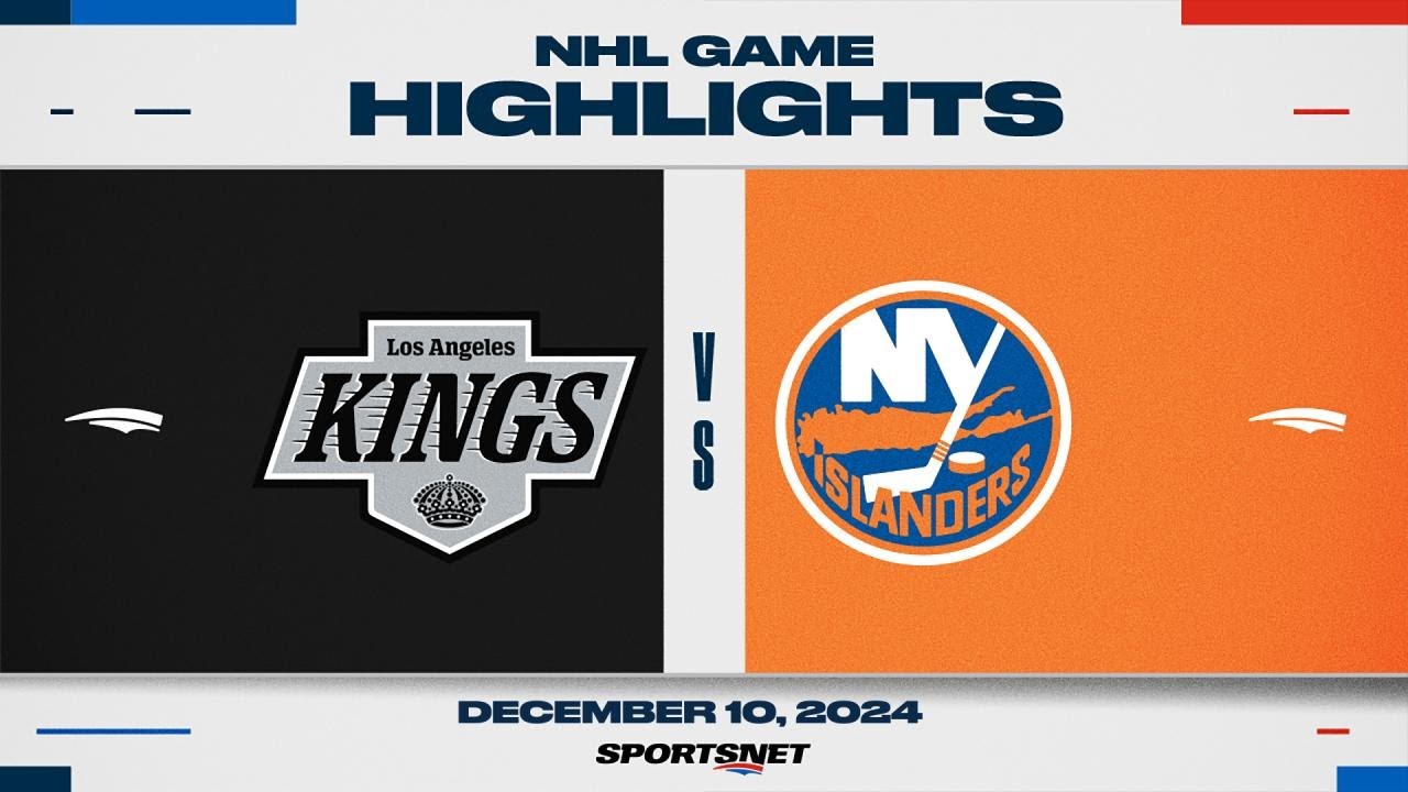 NHL Highlights | Kings vs. Islanders - December 10, 2024