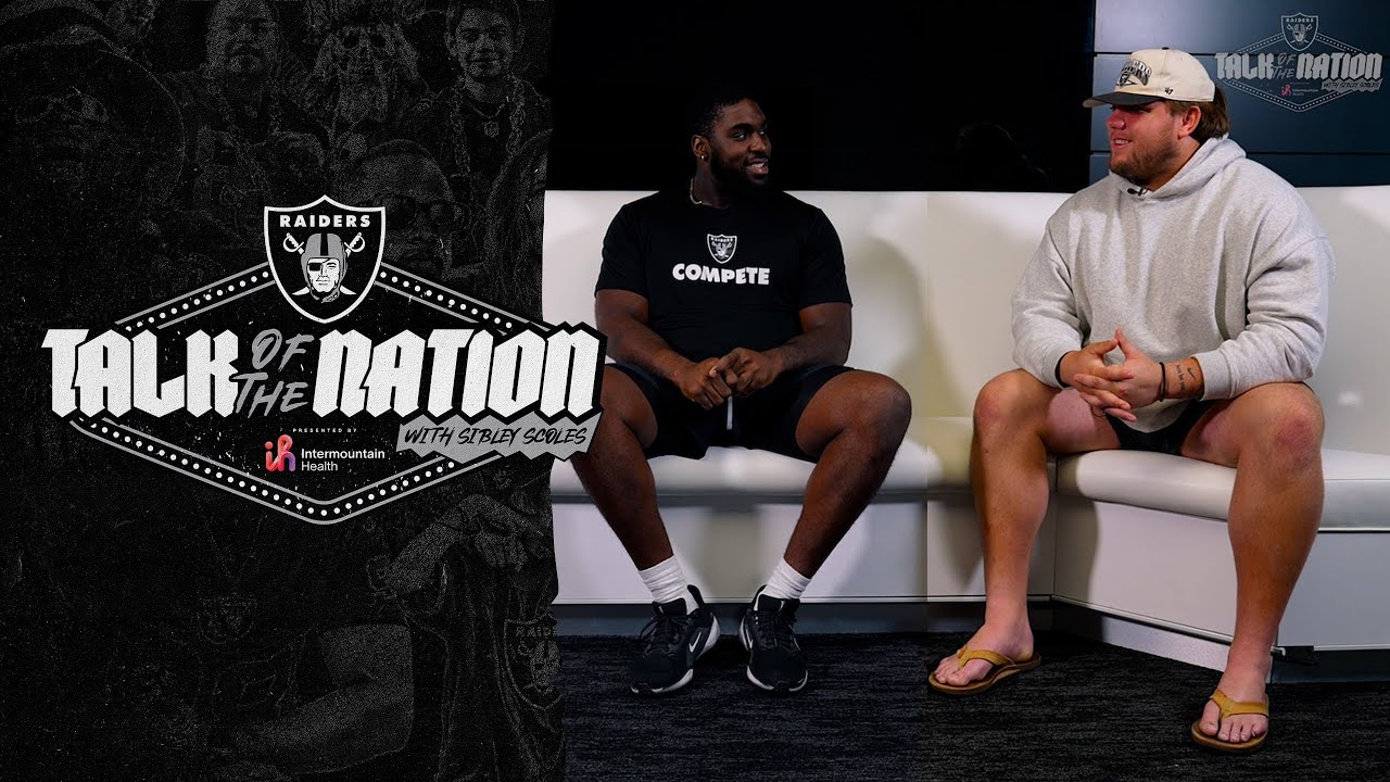 A Rookie Season Check-in With Jackson Powers-Johnson and DJ Glaze | Raiders | NFL