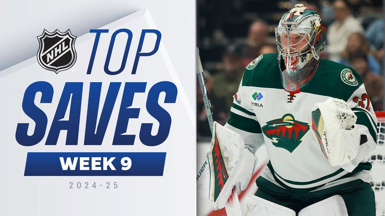 "Call the Cops!" 🚔 Top NHL Saves of Week 9 | 2024-25 Highlights