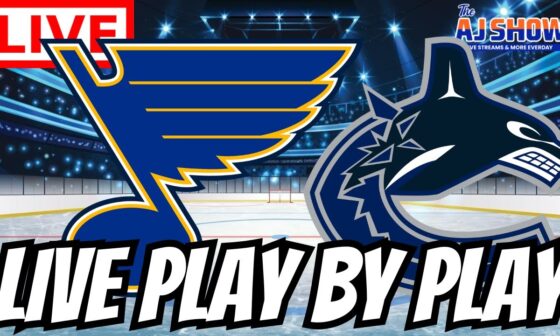 St. Louis Blues Vs Vancouver Canucks NHL 🏒 Live Stream