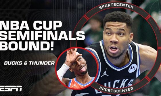 VEGAS BOUND 🎲 Bucks & Thunder to NBA CUP SEMIFINALS 📈 'GIANNIS IS BACK!' - Dennis Jr. | SportsCenter