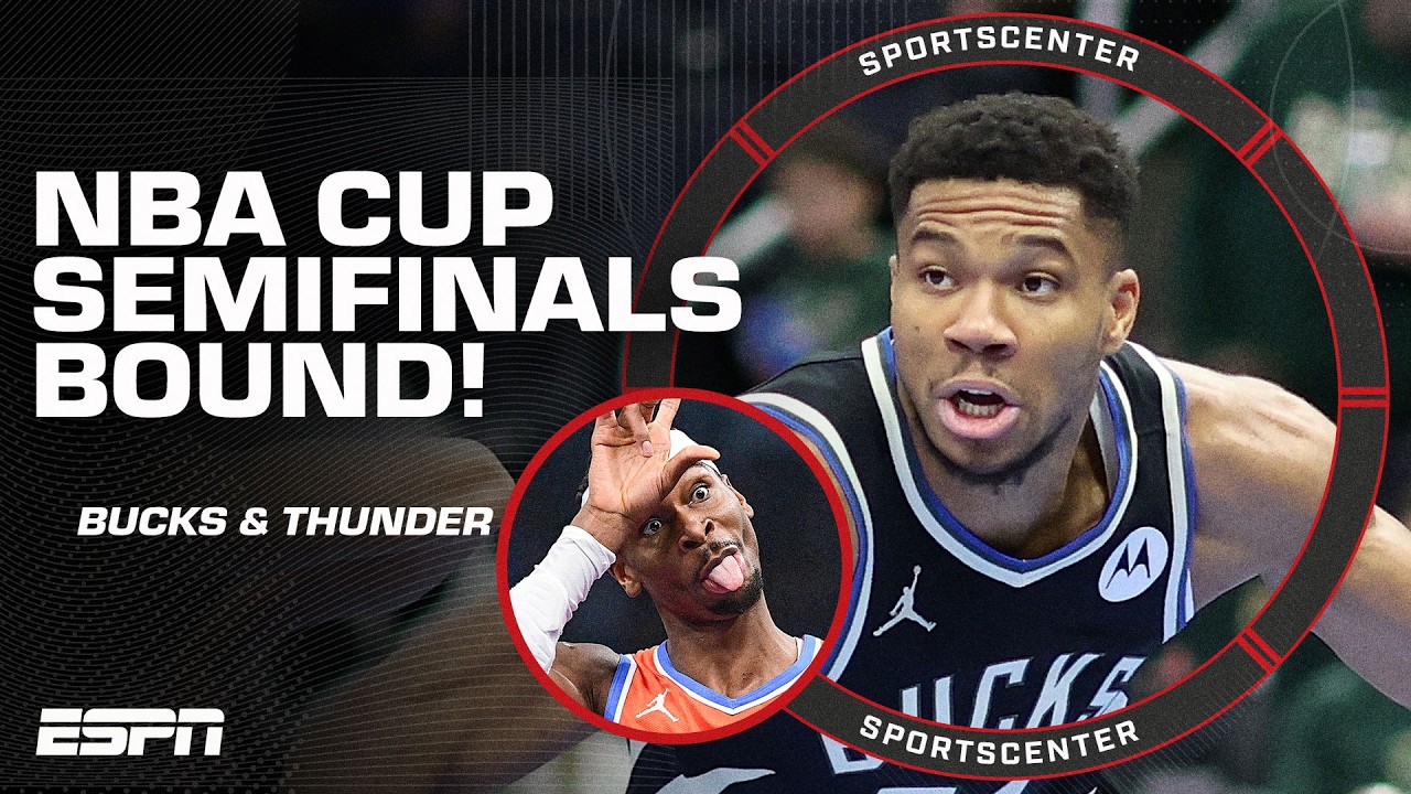 VEGAS BOUND 🎲 Bucks & Thunder to NBA CUP SEMIFINALS 📈 'GIANNIS IS BACK!' - Dennis Jr. | SportsCenter