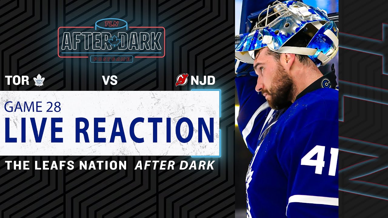 Maple Leafs at New Jersey Devils LIVE POST GAME ft. Nick Alberga | Game 28 Reaction