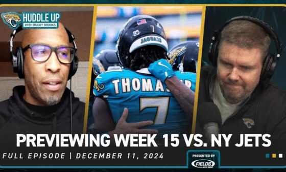 Bucky on Jags Showing Fight, Previews Jets Matchup | Huddle Up | Jacksonville Jaguars