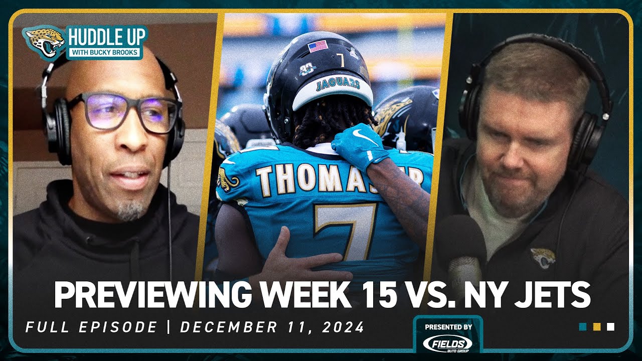 Bucky on Jags Showing Fight, Previews Jets Matchup | Huddle Up | Jacksonville Jaguars