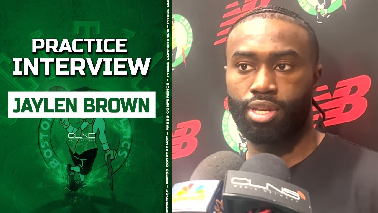 Jaylen Brown Reveals New Details About His Shoes | Celtics Practice