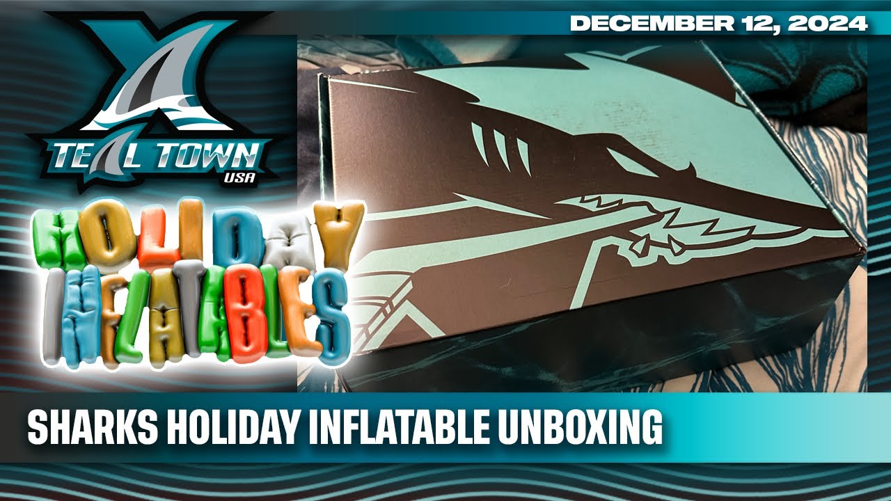 San Jose Sharks Inflatable Unboxing with @Puckguy14