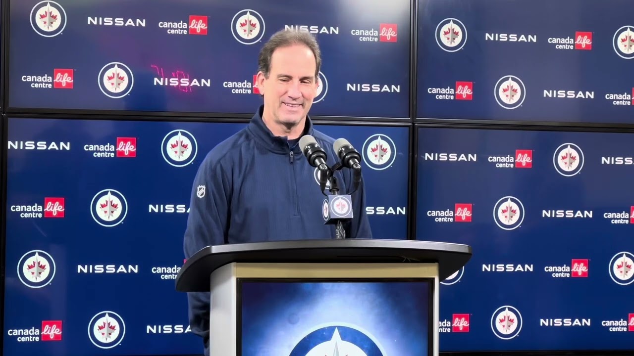 Winnipeg Jets pre-game media vs Vegas Golden Knights: Coach Scott Arniel