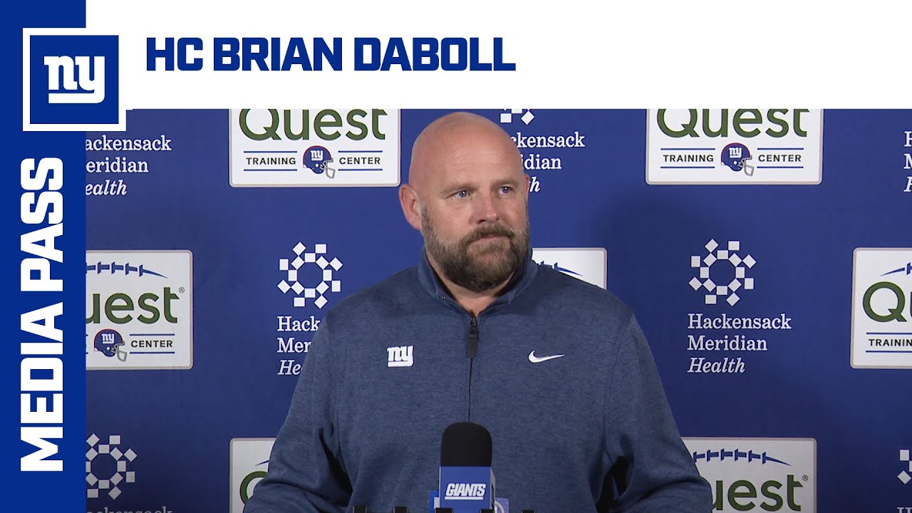 Brian Daboll Previews Week 15 vs. Ravens | New York Giants