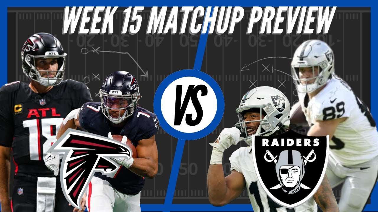 Atlanta Falcons vs Las Vegas Raiders | Week 15 Preview