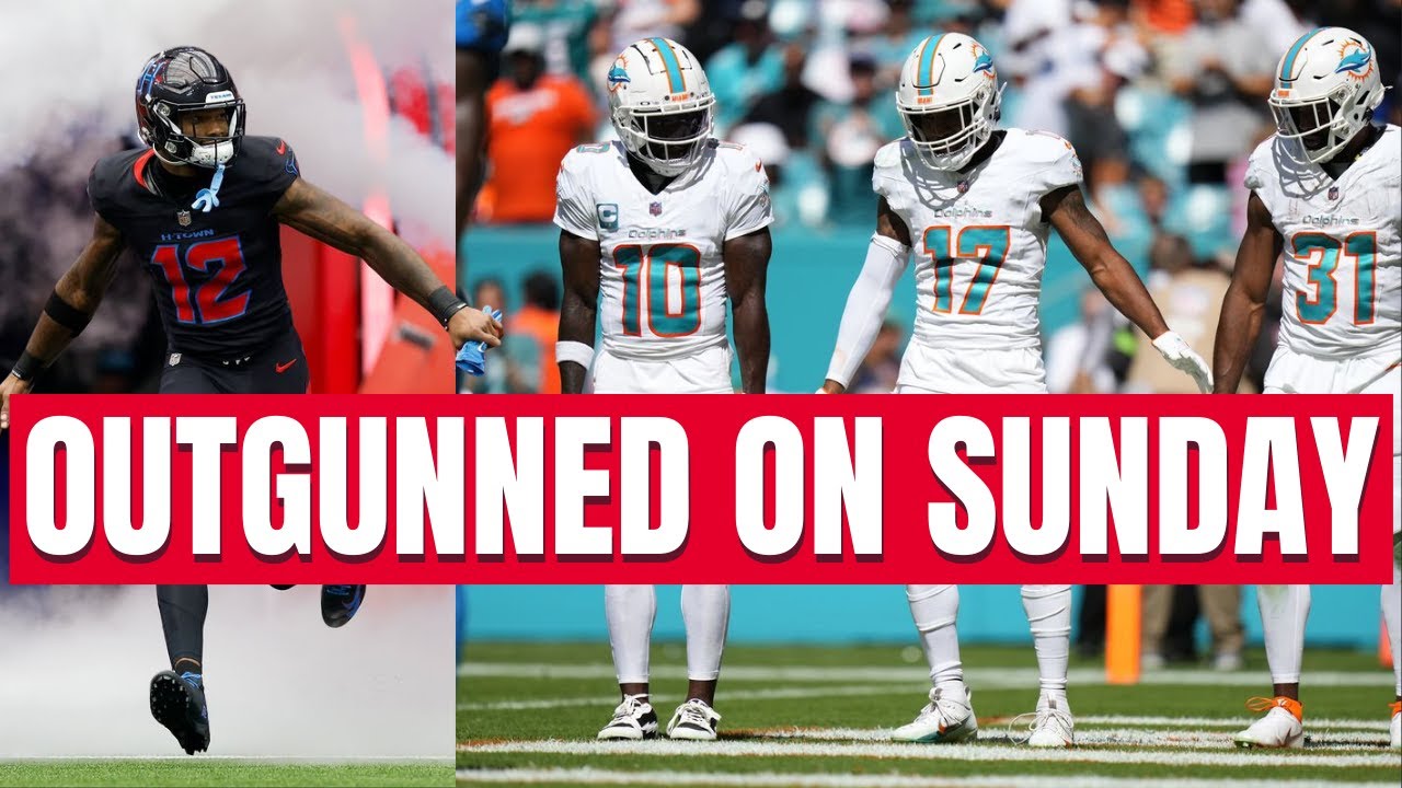 The Houston Texans Have a Weapons Disadvantage Versus Dolphins