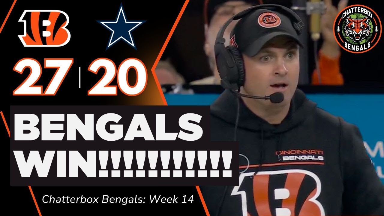 Cincinnati Bengals FINALLY Get A Bounce in Victory Over Dallas Cowboys | NFL Postgame Chatterbox