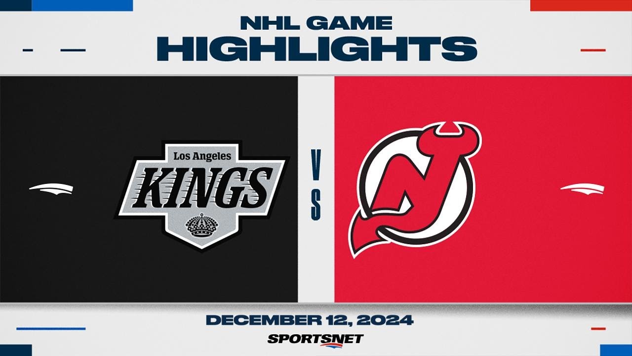 NHL Highlights | Kings vs. Devils - December 12, 2024