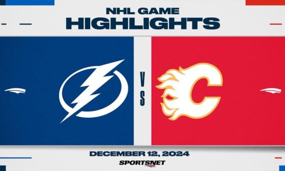 NHL Highlights | Lightning vs. Flames - December 12, 2024