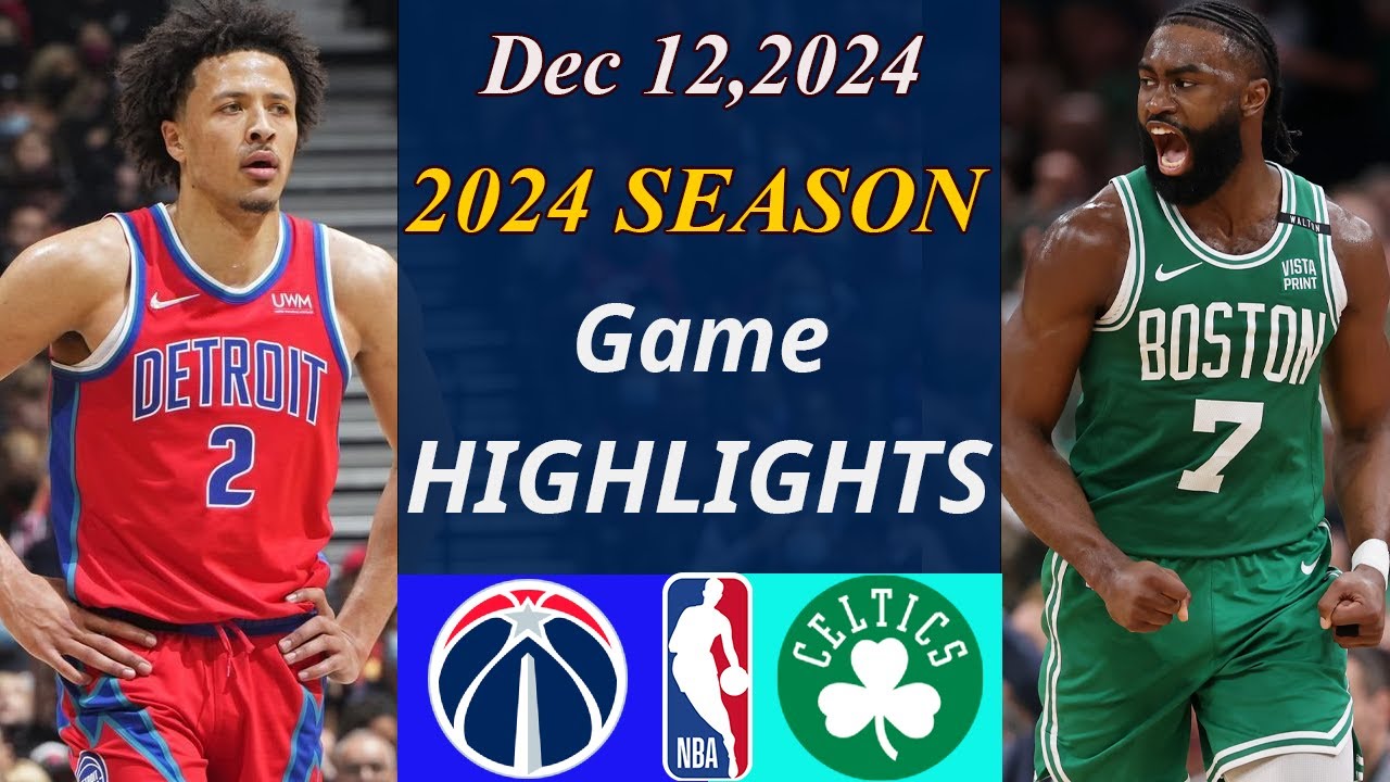 Detroit Pistons Vs Boston Celtics Game 1st | Dec 12, 2024 | NBA TODAY