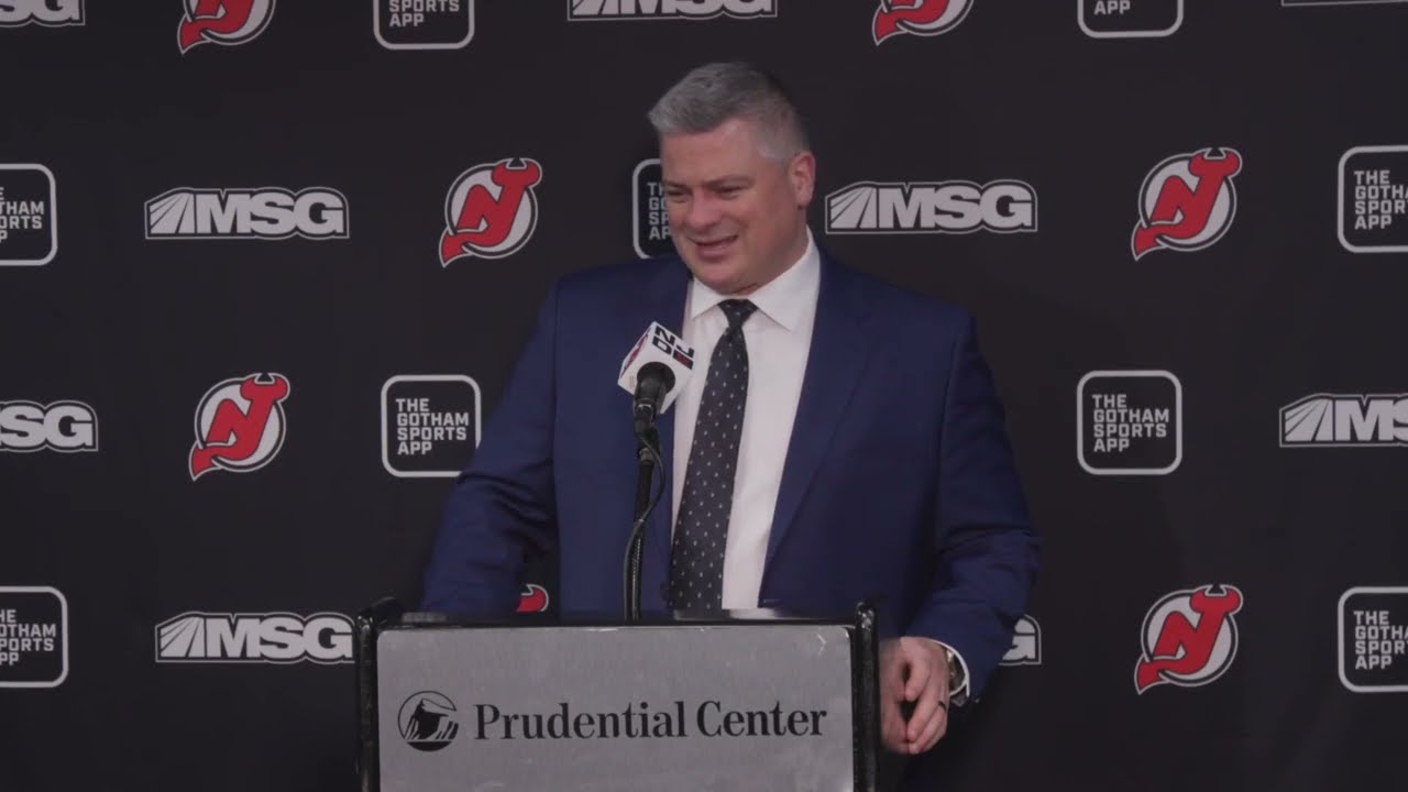 Keefe on Devils fan support and players react after 3-1 win over Kings