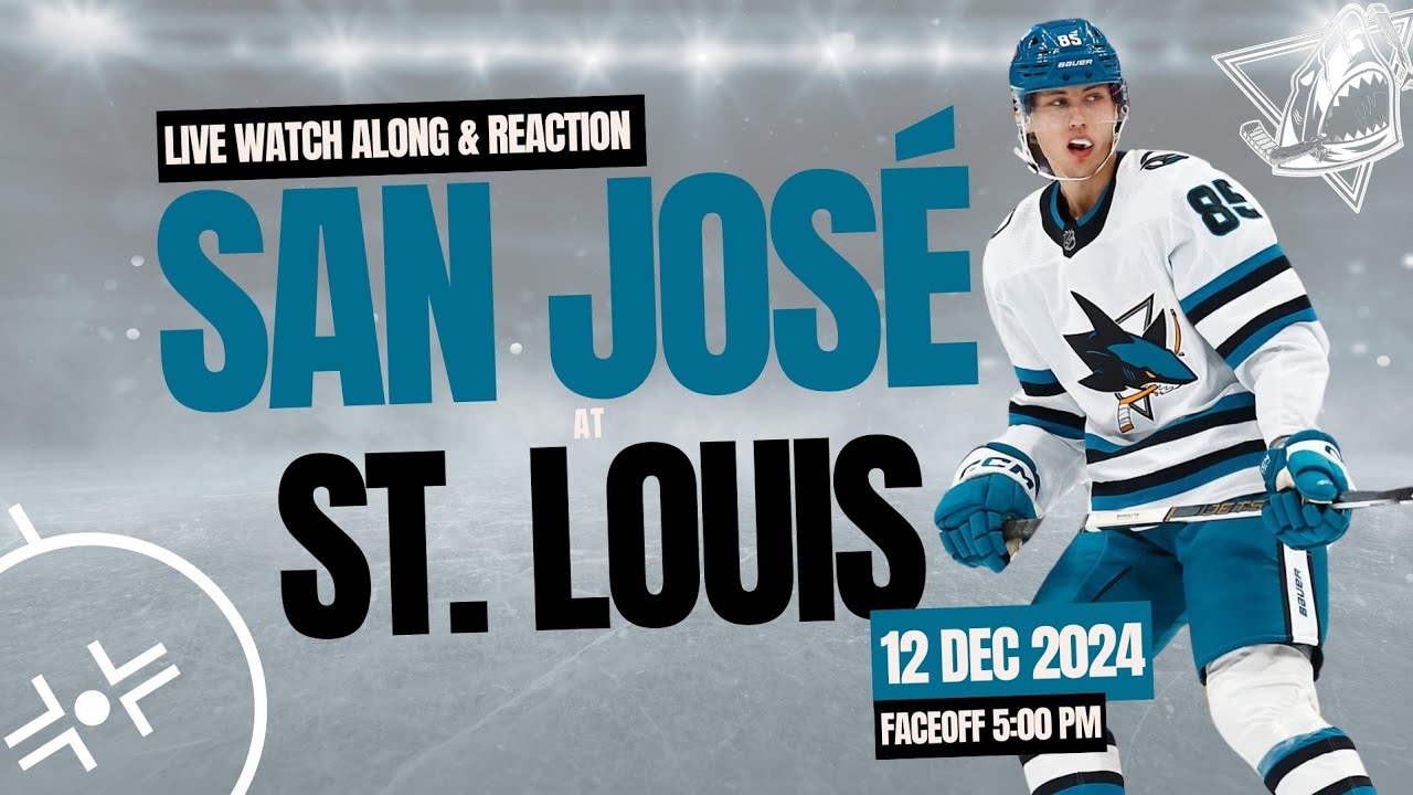 WATCH ALONG | Sharks at Blues: LIVE REACTIONS & WATCH PARTY!