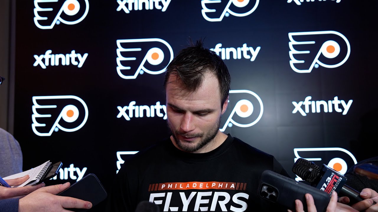 12/12 PHI vs. DET Postgame: Scott Laughton