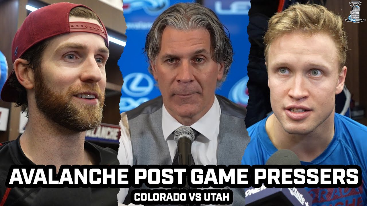 Jared Bednar & Avs Room HONEST After Unlucky Loss vs Utah