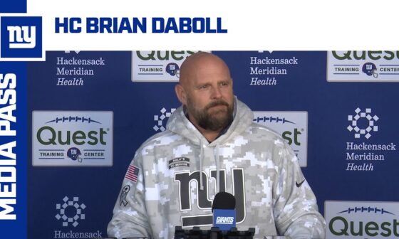 Brian Daboll Gives Final Week 15 Injury Updates | New York Giants