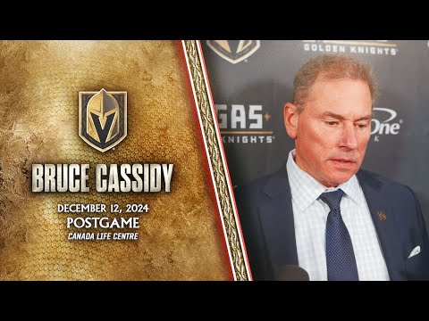 Bruce Cassidy Postgame 12/12: We Have Dangerous Players That Hung In There