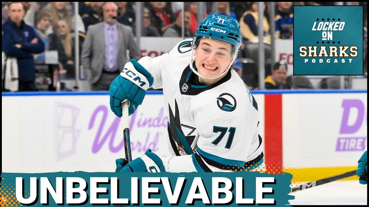 Macklin Celebrini Continues To Be Unbelievable As Sharks Snap Their Three Game Losing Streak