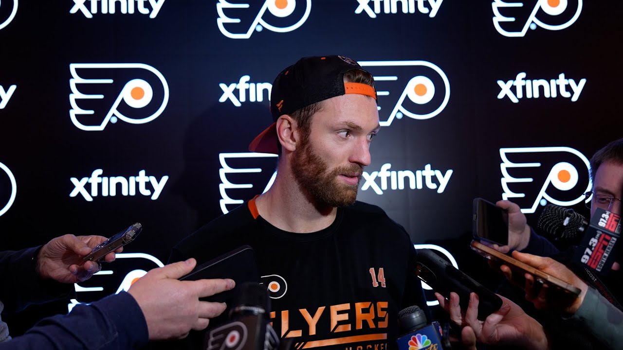 12/12 PHI vs. DET Postgame: Sean Couturier