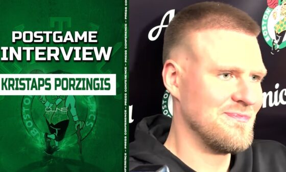 Kristaps Porzingis: 'A Couple More Games' Until I'm Back | Celtics vs Pistons