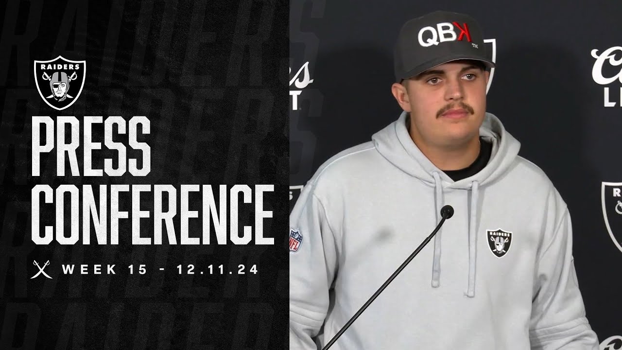 Aidan O'Connell and Desmond Ridder Presser - 12.11.24 | Raiders | NFL