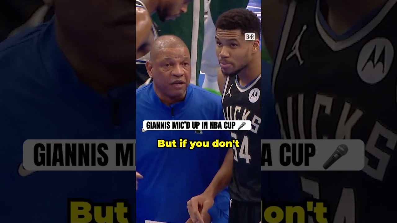 Giannis mic'd up for NBA Cup vs. the Magic 🎤