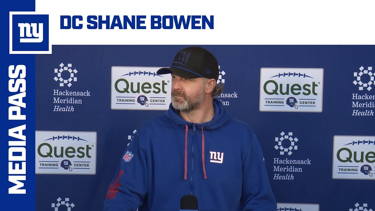 Shane Bowen on facing Ravens Lamar Jackson & Derrick Henry | New York Giants