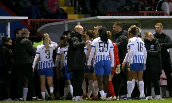 Brighton and Tottenham's Women's Super League match suspended due to medical emergency