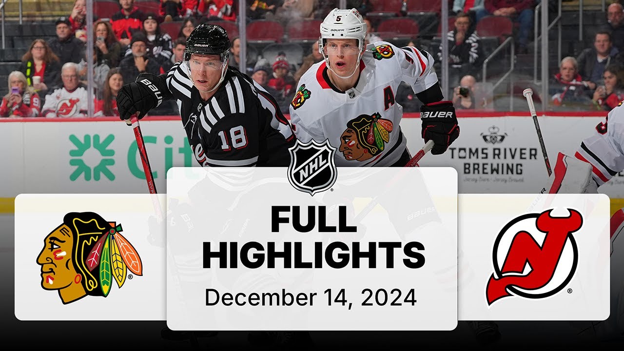 NHL Highlights | Blackhawks vs. Devils | December 14, 2024