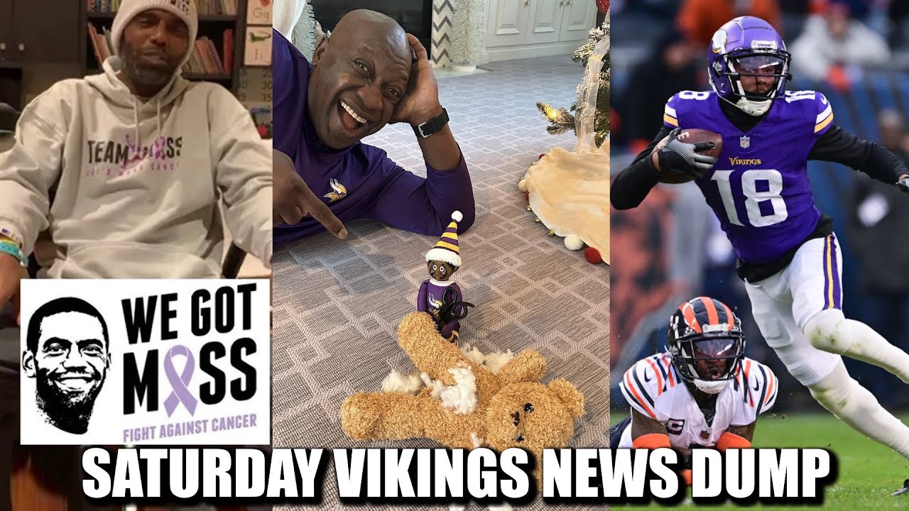 Minnesota Vikings News Dump (12.14.2024) | WE GOT MOSS, Johnny Randle, Jefferson vs Bears