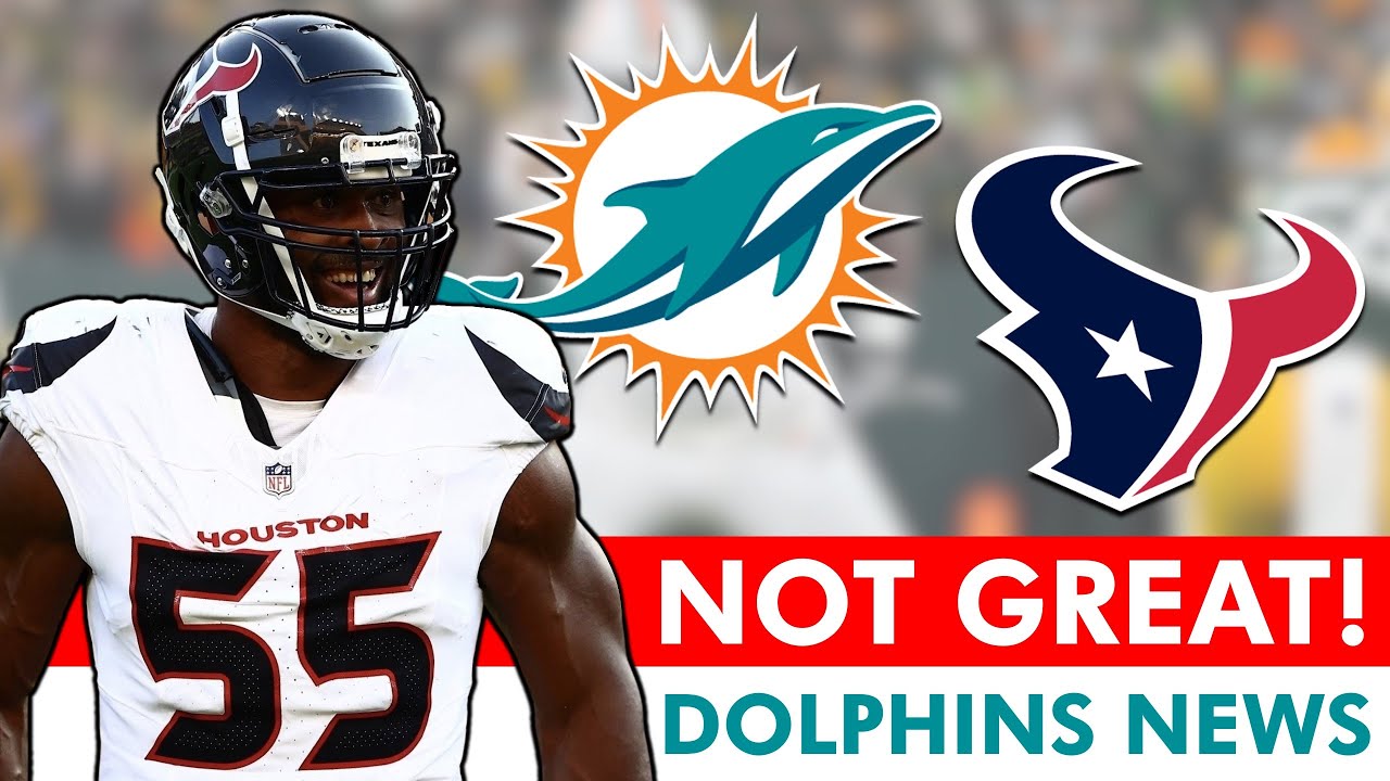 Miami Dolphins IN BIG TROUBLE vs. Houston Texans Unless..