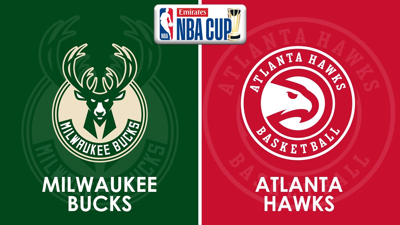 Milwaukee Bucks vs Atlanta Hawks NBA Live Scoreboard | NBA Cup East Semifinal