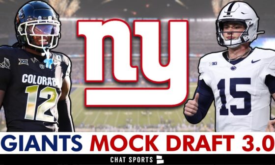 NY Giants Mock Draft 3.0