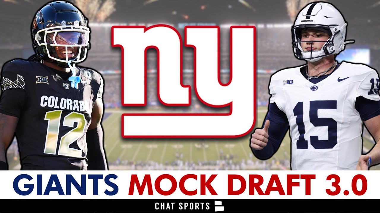 NY Giants Mock Draft 3.0