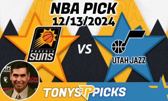 Phoenix Suns vs. Utah Jazz Pick 12/13/24 NBA Pick Today