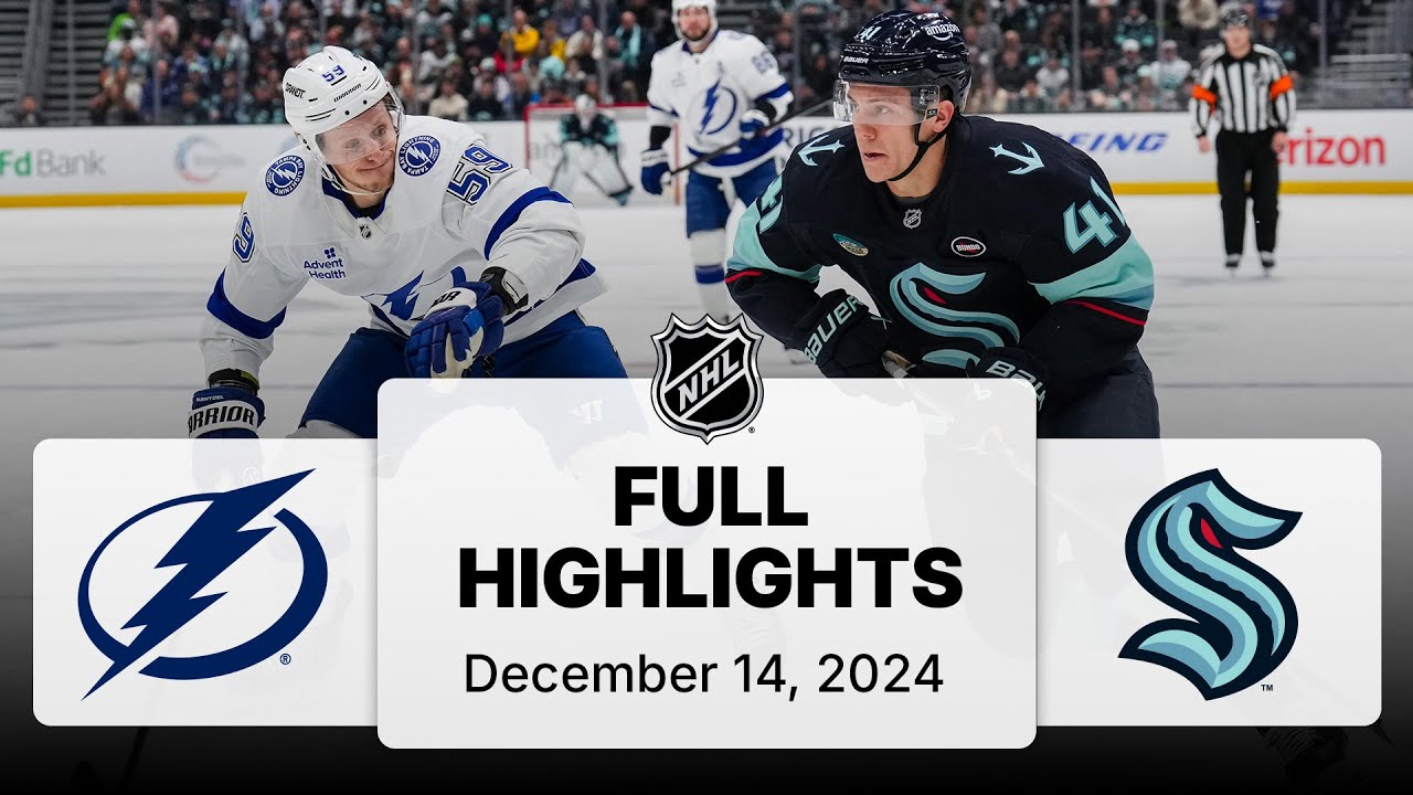 NHL Highlights | Lightning vs. Kraken - December 14, 2024