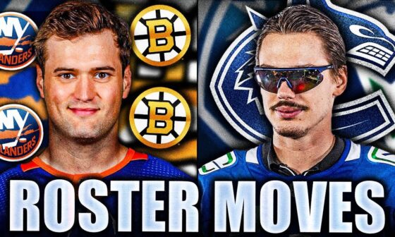 BRUINS & CANUCKS MAKE SOME INTERESTING MOVES: BOSTON CLAIMS OLIVER WAHLSTROM + PATRIK ALLVIN CALLUPS