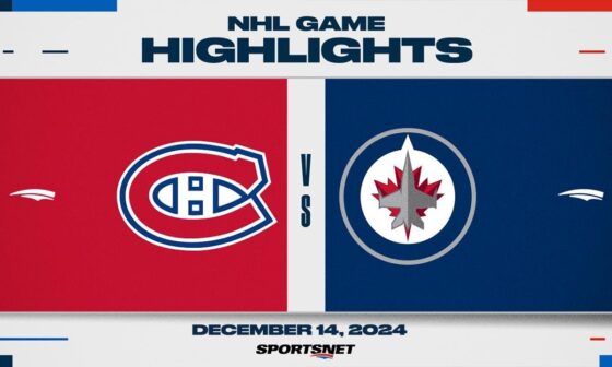 NHL Highlights | Canadiens vs. Jets - December 14, 2024