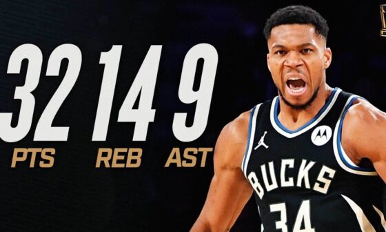 Giannis Antetokounmpo’s DOMINANT DOUBLE-DOUBLE Performance! 🏆| December 14, 2024