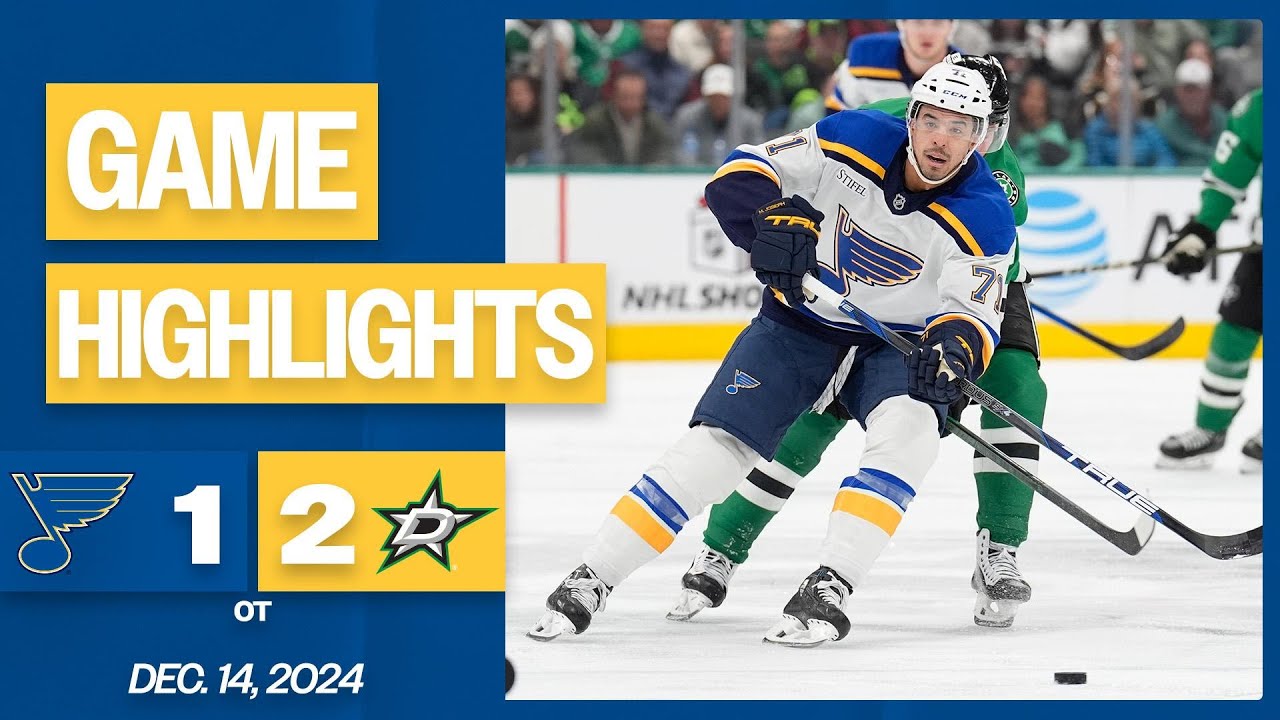 Game Highlights: Blues 1, Stars 2 (OT)