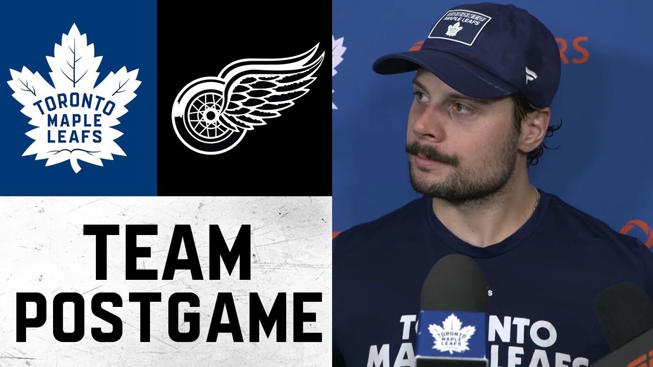 Maple Leafs Media Availability | Postgame at Detroit Red Wings | December 14, 2024