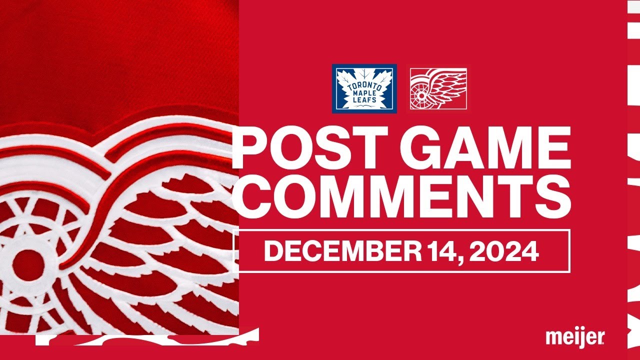 Ville Husso, Jeff Petry, Derek Lalonde Post Game Comments vs. TOR | Dec. 14, 2024