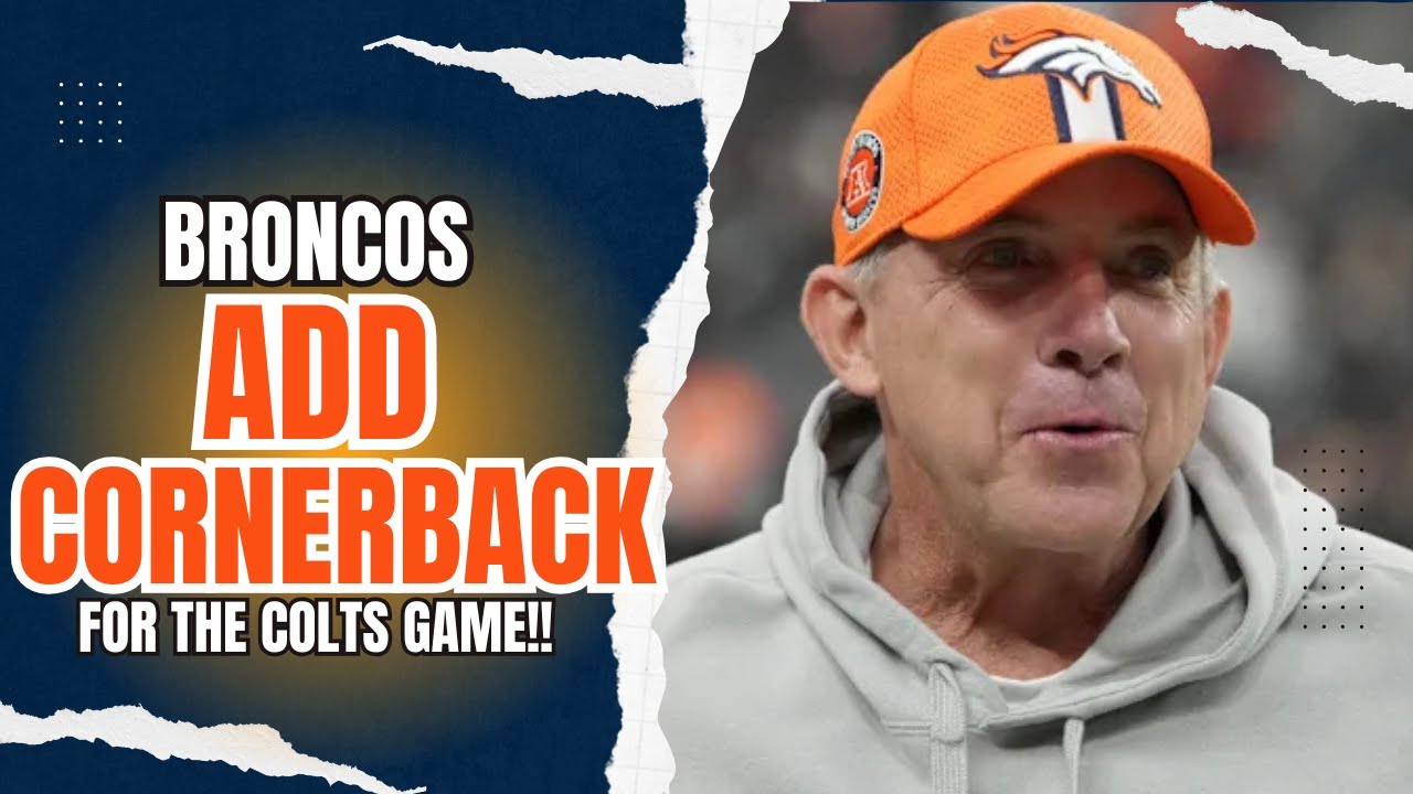 Denver Broncos ELEVATE CORNERBACK From Practice Squad For Indianapolis Colts Game!!