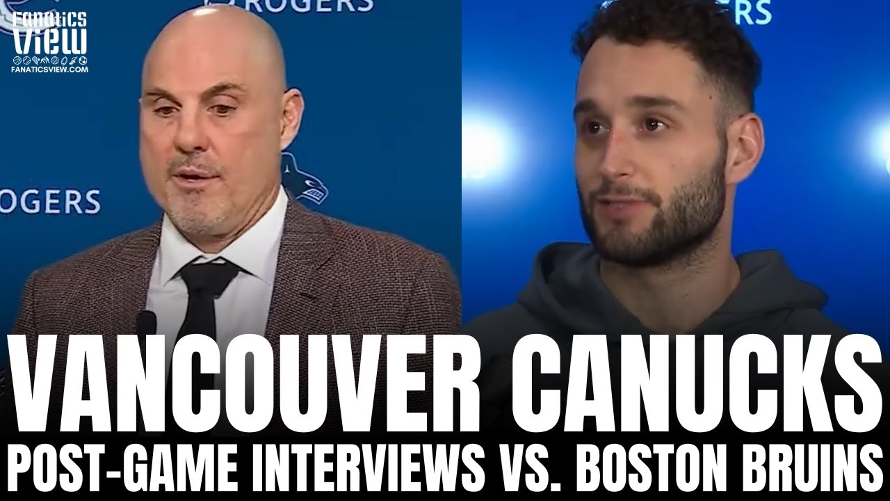 Rick Tocchet & Max Sasson Recap Vancouver Canucks "Emotional Investment" Issues After Bruins Loss