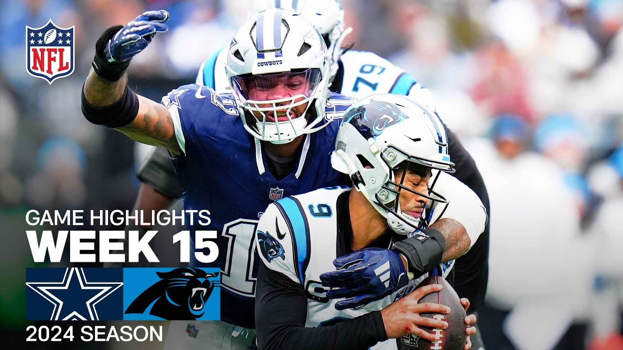 Dallas Cowboys vs. Carolina Panthers | 2024 Week 15 Game Highlights