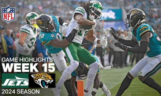 New York Jets vs. Jacksonville Jaguars Game Highlights | NFL 2024 Season Week 15